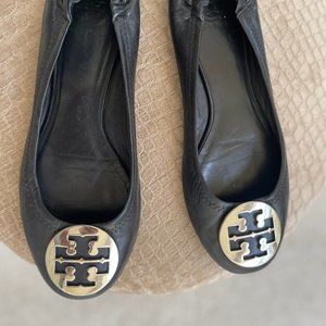 Tory Burch Ballet Flats slip on w/Silver Logo